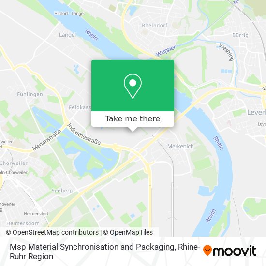 Msp Material Synchronisation and Packaging map