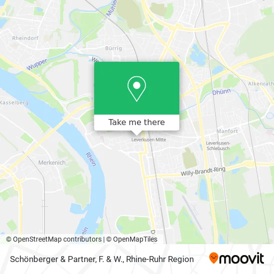 Schönberger & Partner, F. & W. map