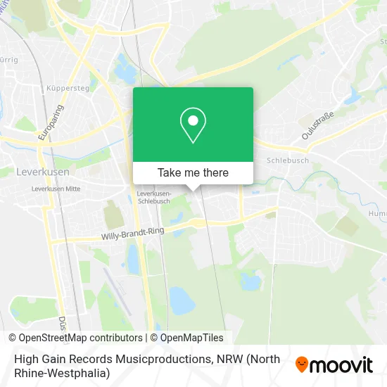 High Gain Records Musicproductions map