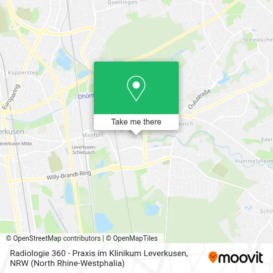 Radiologie 360 - Praxis im Klinikum Leverkusen map