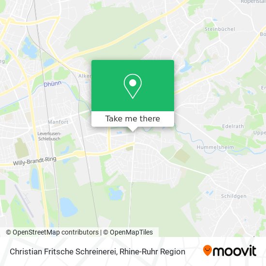Christian Fritsche Schreinerei map