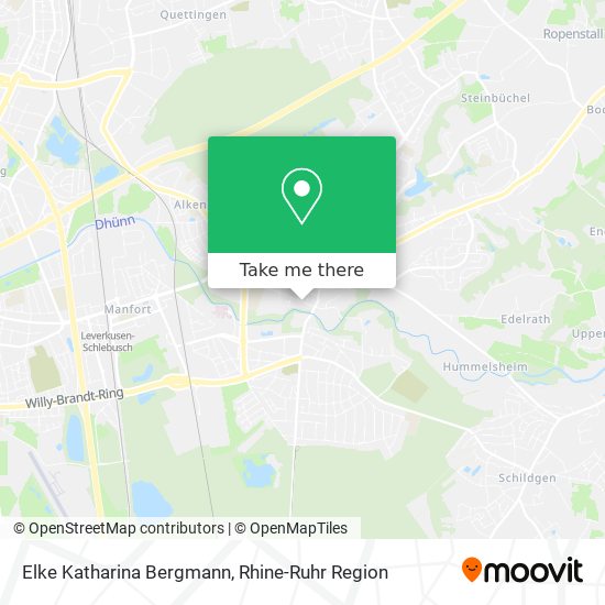 Elke Katharina Bergmann map
