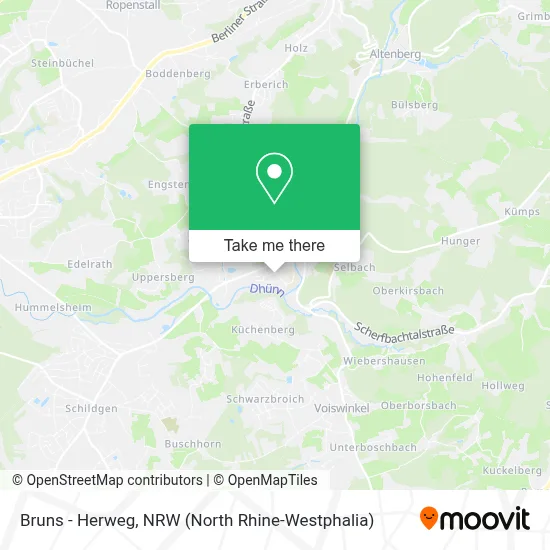 Bruns - Herweg map