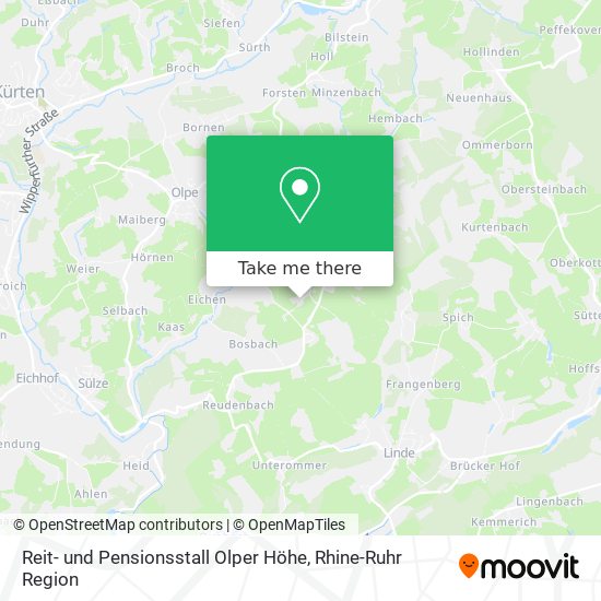 Reit- und Pensionsstall Olper Höhe map