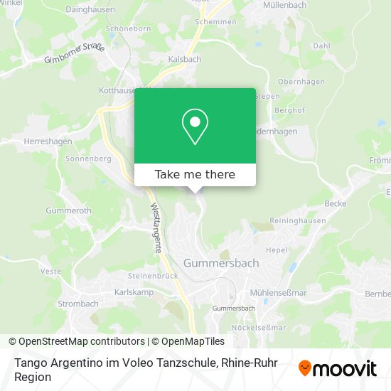 Tango Argentino im Voleo Tanzschule map