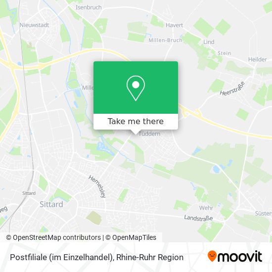 Postfiliale (im Einzelhandel) map