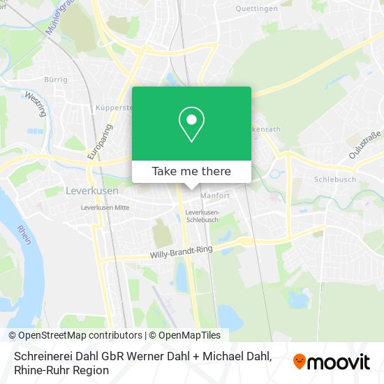 Schreinerei Dahl GbR Werner Dahl + Michael Dahl map