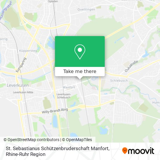 St. Sebastianus Schützenbruderschaft Manfort map