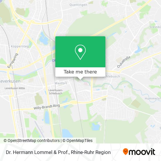 Dr. Hermann Lommel & Prof. map