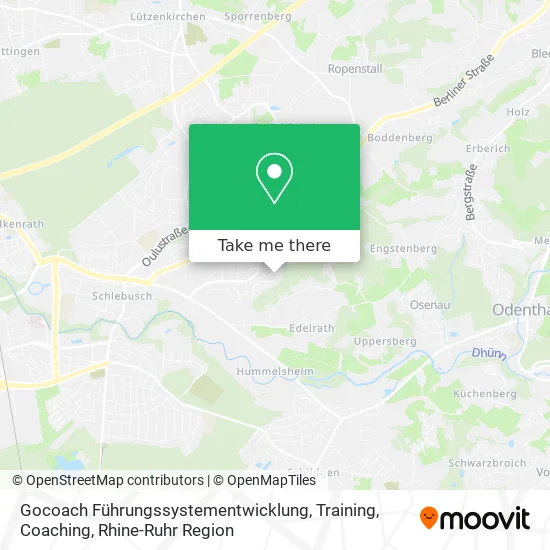 Карта Gocoach Führungssystementwicklung, Training, Coaching