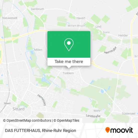 DAS FUTTERHAUS map