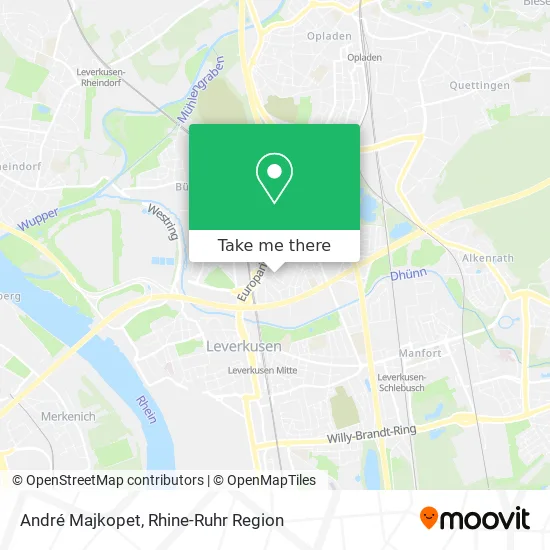 Карта André Majkopet