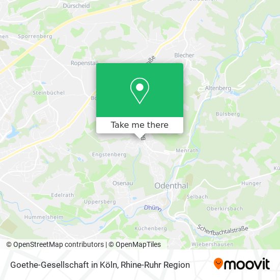 Goethe-Gesellschaft in Köln map