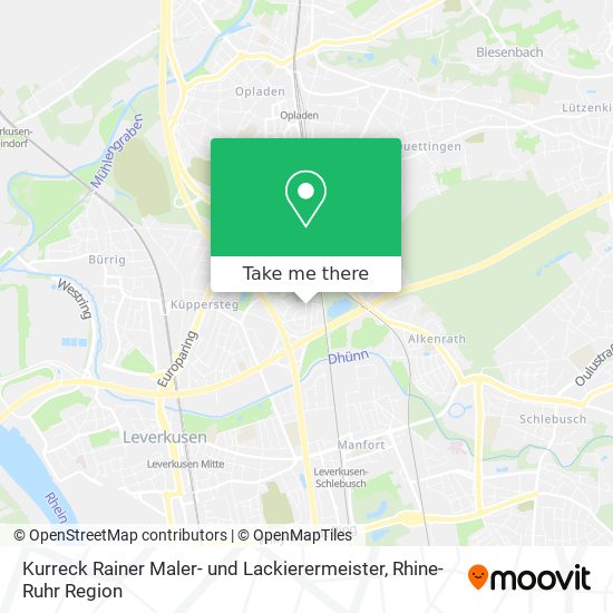 Kurreck Rainer Maler- und Lackierermeister map