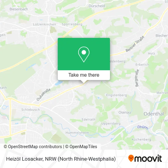 Heizöl Losacker map