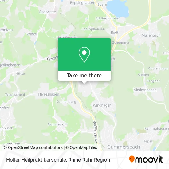Карта Holler Heilpraktikerschule