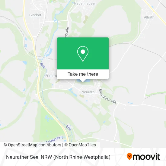 Neurather See map