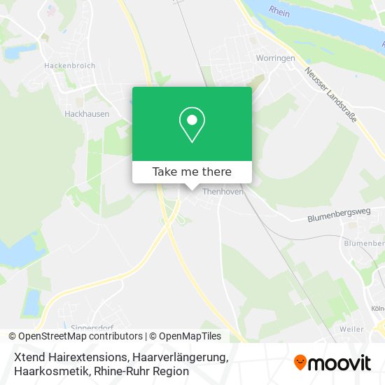 Xtend Hairextensions, Haarverlängerung, Haarkosmetik map