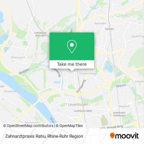 Zahnarztpraxis Ratiu map