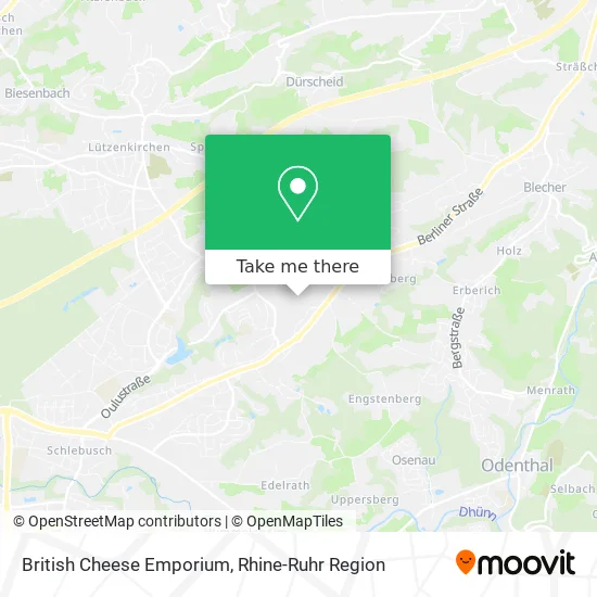 British Cheese Emporium map