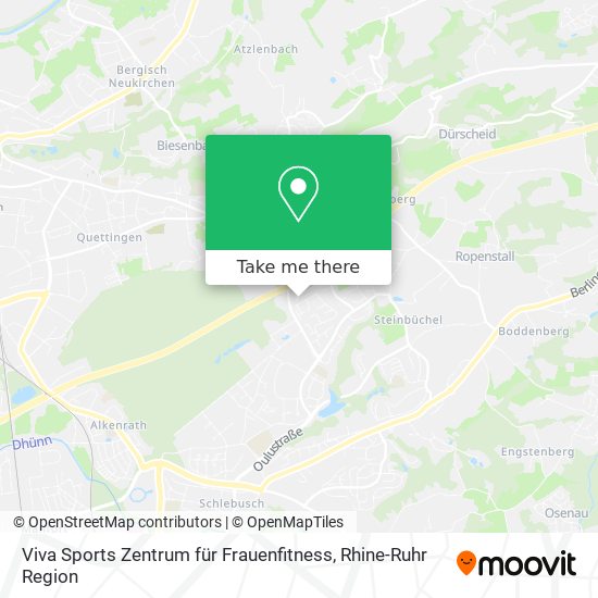 Viva Sports Zentrum für Frauenfitness map