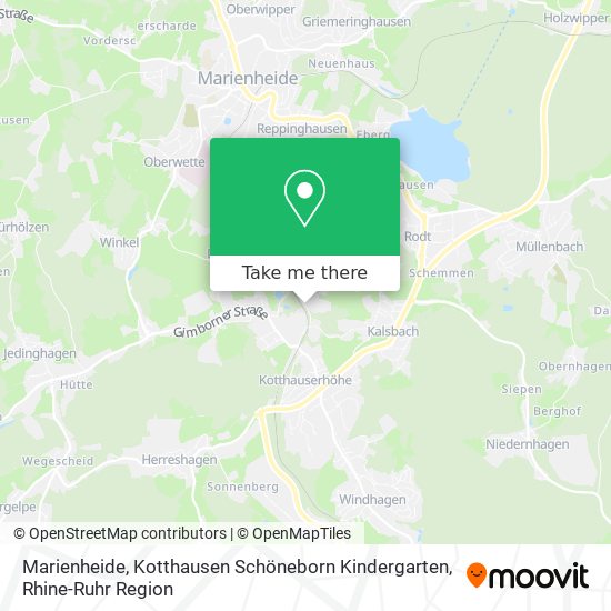 Marienheide, Kotthausen Schöneborn Kindergarten map