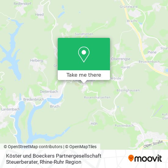 Köster und Boeckers Partnergesellschaft Steuerberater map