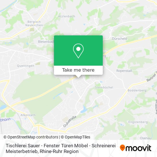 Tischlerei Sauer - Fenster Türen Möbel - Schreinerei Meisterbetrieb map