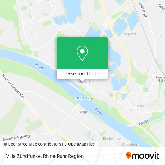 Villa Zündfunke map