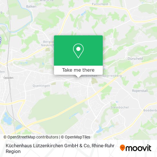 Küchenhaus Lützenkirchen GmbH & Co map