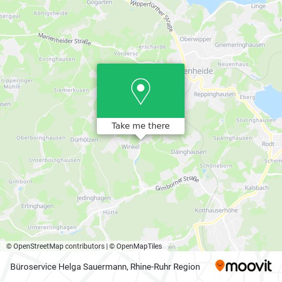 Büroservice Helga Sauermann map