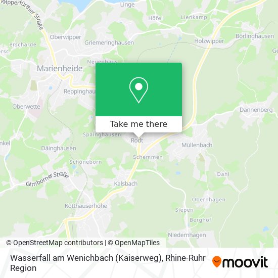 Wasserfall am Wenichbach (Kaiserweg) map