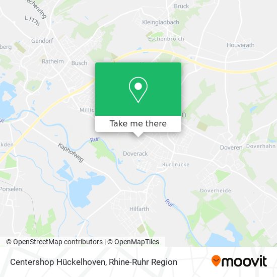 Centershop Hückelhoven map