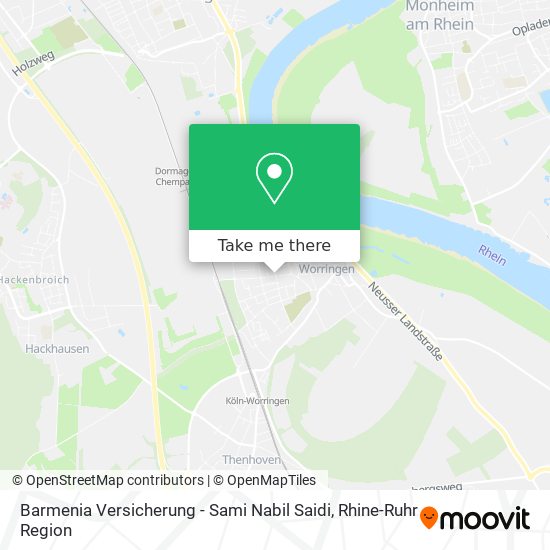Barmenia Versicherung - Sami Nabil Saidi map