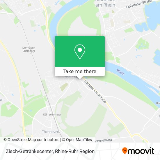 Zisch-Getränkecenter map