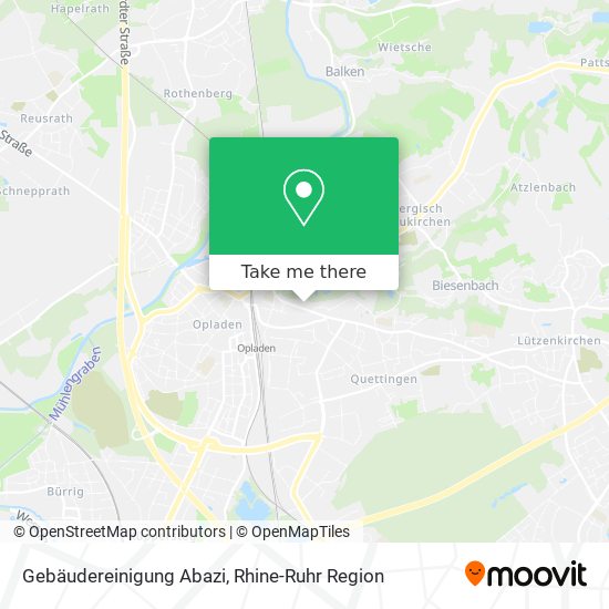 Gebäudereinigung Abazi map