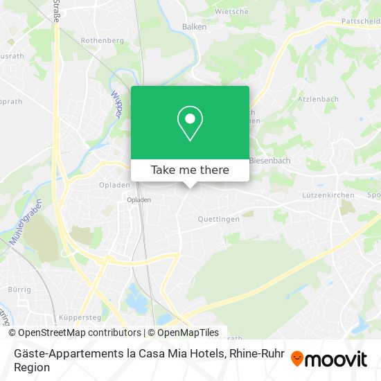 Gäste-Appartements la Casa Mia Hotels map