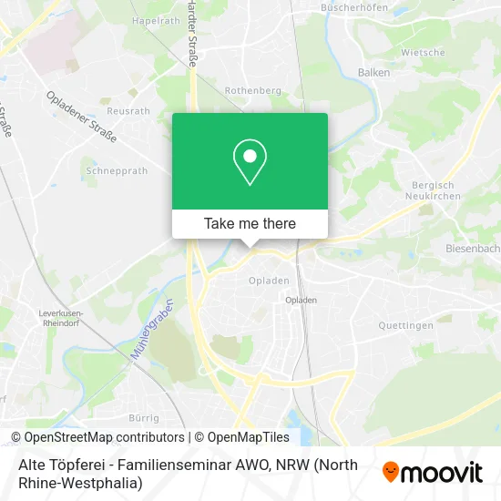 Карта Alte Töpferei - Familienseminar AWO