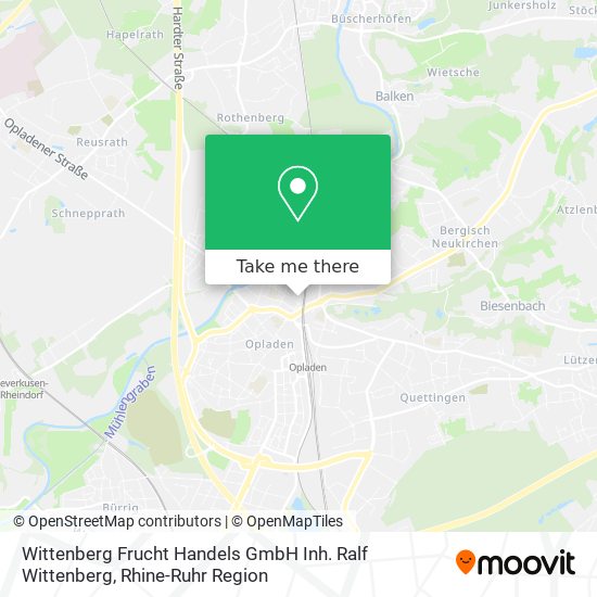Wittenberg Frucht Handels GmbH Inh. Ralf Wittenberg map
