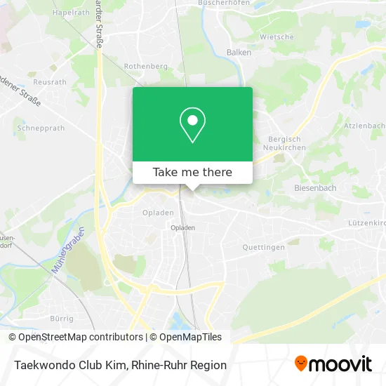 Карта Taekwondo Club Kim