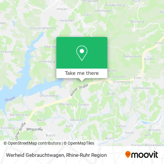 Карта Werheid Gebrauchtwagen
