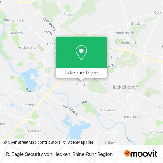 R. Eagle Security von Hecken map