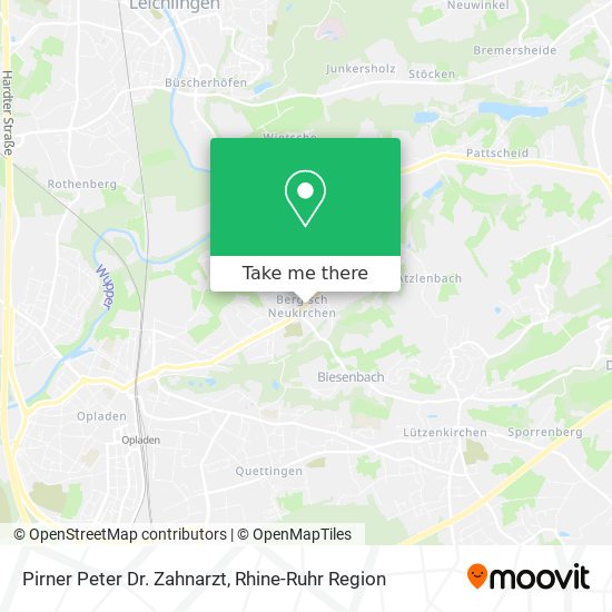 Pirner Peter Dr. Zahnarzt map