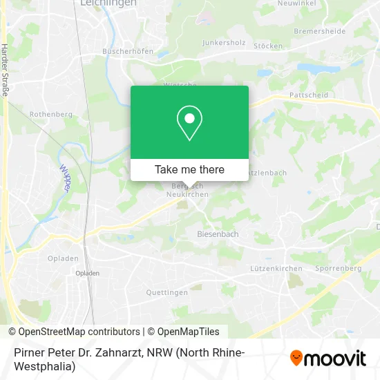 Pirner Peter Dr. Zahnarzt map