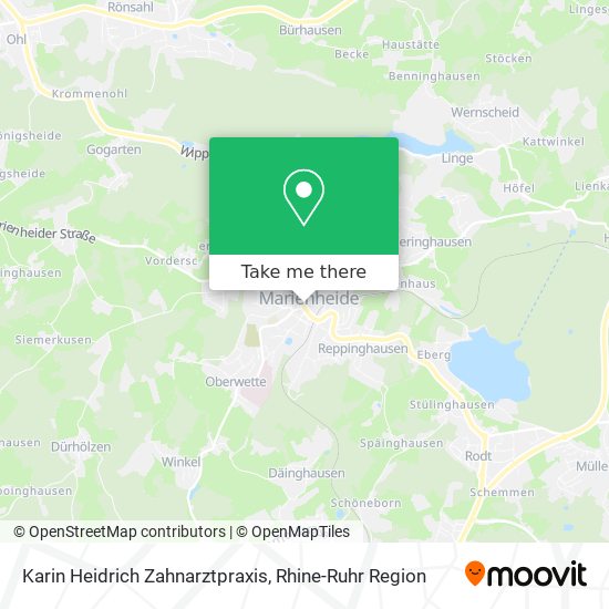 Karin Heidrich Zahnarztpraxis map