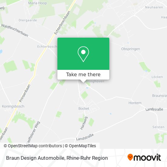 Braun Design Automobile map