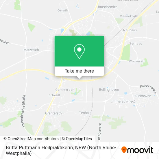 Карта Britta Püttmann Heilpraktikerin