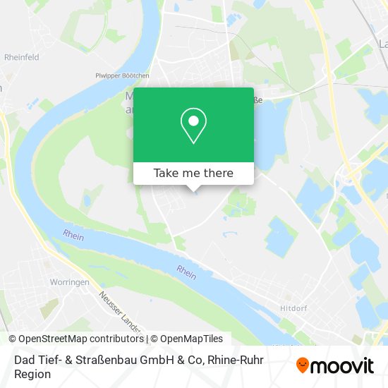 Dad Tief- & Straßenbau GmbH & Co map