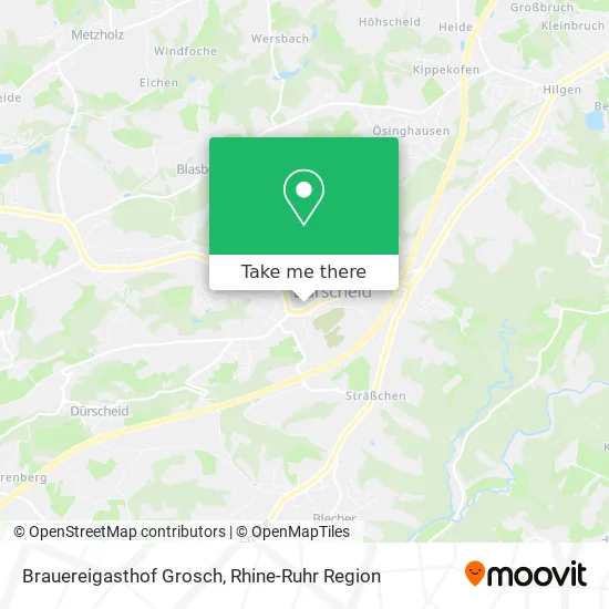 Карта Brauereigasthof Grosch