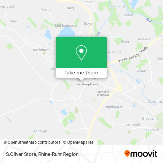 S.Oliver Store map